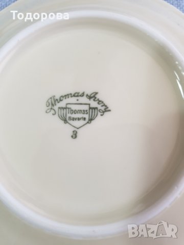 Порцеланова чинийка-Thomas ivory bavaria, снимка 4 - Чинии - 35598691