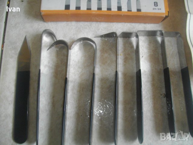 Нови Инструменти За Моделиране/Специализирани Куки Плетива Всякакви-Немски/Резци За Карвинг,Линолеум, снимка 5 - Други инструменти - 40295690