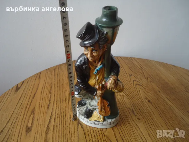 Порцелова фигура, бутилка - Италия, снимка 7 - Колекции - 48943555