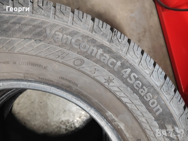 2бр.всесезонни гуми 225/75/16C Continental, снимка 6 - Гуми и джанти - 52791155
