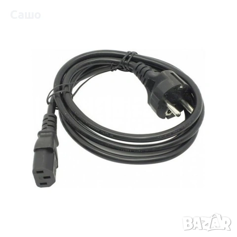 Захранващ кабел за компютър или монитор, снимка 2 - Кабели и адаптери - 54042702