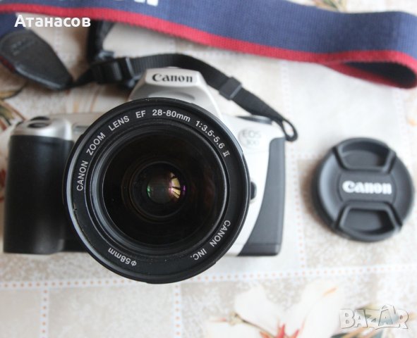 Canon EOS 300 + обектив Canon 28–80 mm f/3.5-5.6 II , снимка 2 - Фотоапарати - 40637300