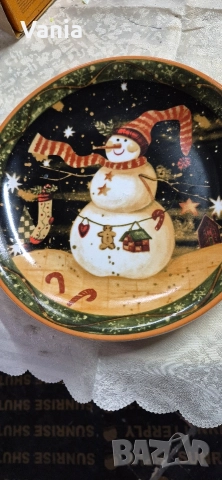 Коледна чиния 