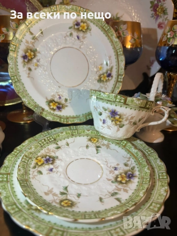 Комплект Чаша С Чинийка William Lowe Код P1806, снимка 3 - Сервизи - 53001968