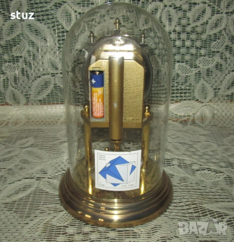 Настолен часовник Hermle с въртящи се кристални сфери, снимка 6 - Антикварни и старинни предмети - 54211045