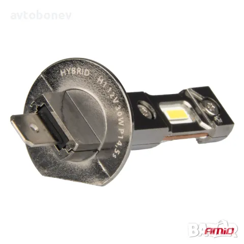 LED крушки AMIO Hybrid H1/H3/H4/H7/H8/H9/H11/HB3/HB4/HIR2-12V-6000K, снимка 3 - Аксесоари и консумативи - 49492167