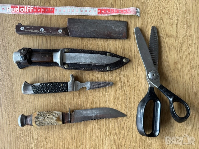 Лот нож сатър ножица пила