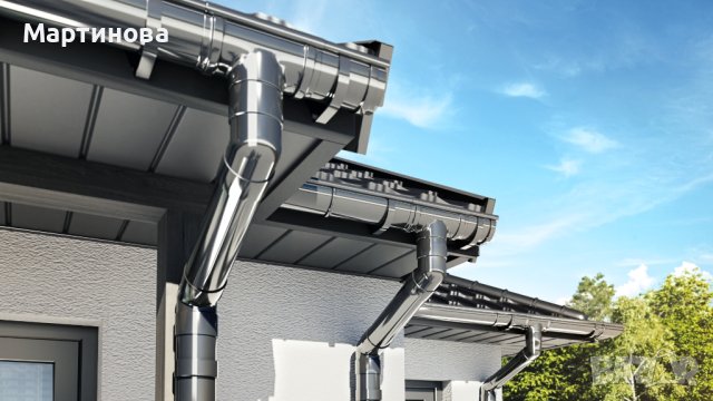 метални улуци - двойно боядисани, снимка 4 - Строителни материали - 42242711