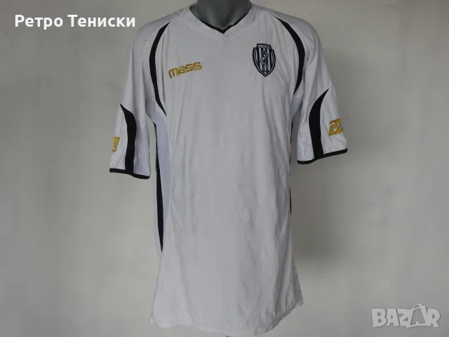 Тениска Cesena — Домакински MASS — Мъже размер XL Бяло (сезон 2007/08)