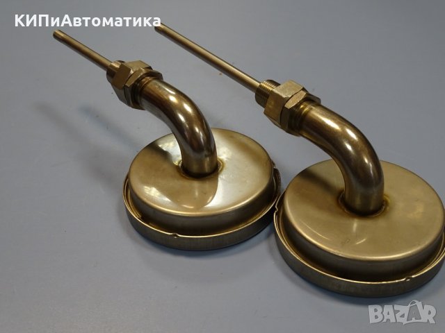 биметален термометър Berger Sannois TV ф115mm, 0/+400°C, 0/+160°C, L-50-175mm, снимка 10 - Резервни части за машини - 35180823