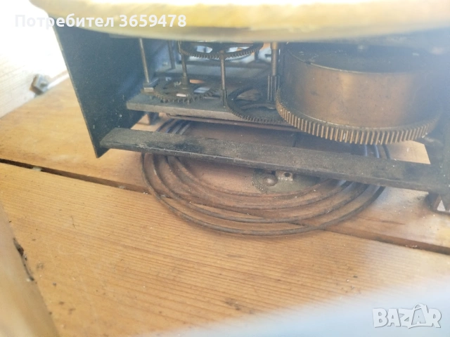 Антикварен Френски часовник с инкрустация от седеф, снимка 8 - Антикварни и старинни предмети - 53071938