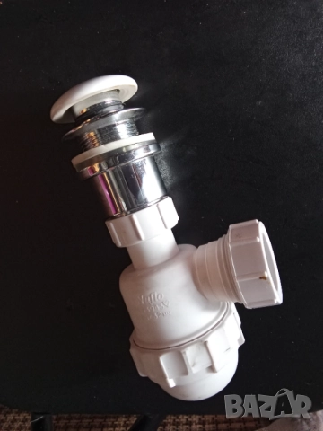 Стоящ смесител за умивалник Сифон клик - клак Смесител за мивка Батерия за мивка Клик сифон за мивка, снимка 5 - Смесители - 52636973