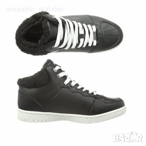 ДАМСКИ КЕЦОВЕ - PEPE JEANS LINDSAY FUR; размери: 41, снимка 2 - Кецове - 31511418