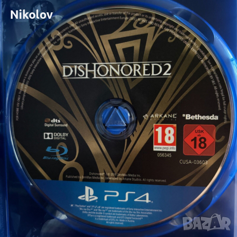 Dishonored 2 PS4 (Съвместима с PS5), снимка 4 - Игри за PlayStation - 42855805