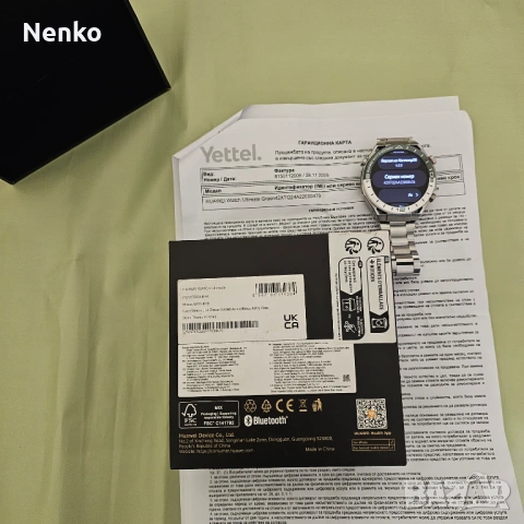 Смарт часовник Huawei watch ultimate green., снимка 8 - Мъжки - 53306681
