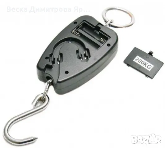 Електронен кантар с кука за измерване на тежък товар до 200 килограма, снимка 3 - Други стоки за дома - 47897721