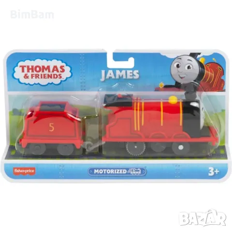 Оригинално моторизирано влакче Thomas & Friends - James - Джеймс / FISHER PRICE