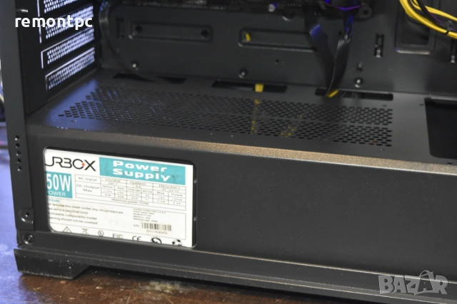 Геймърски компютър I5 8500 RX580 SSD 16 GB DDR4 светещща кутия, снимка 7 - Геймърски - 53876277