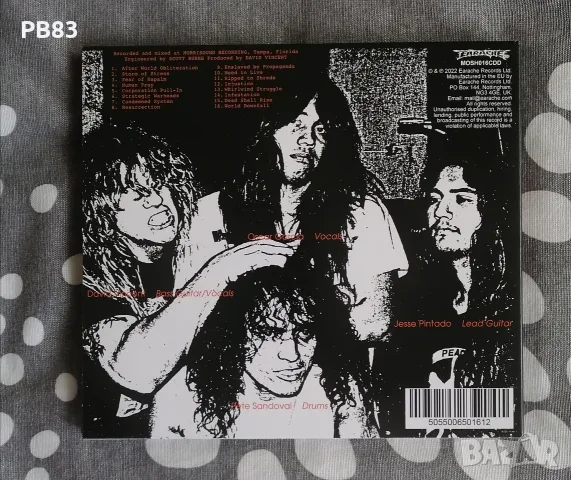 Terrorizer - World Downfall CD Grindcore Death Metal , снимка 3 - CD дискове - 56442195
