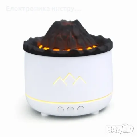 Ултразвуков арома дифузер с ефект Вулкан, 260мл , снимка 2 - Овлажнители и пречистватели за въздух - 49176142