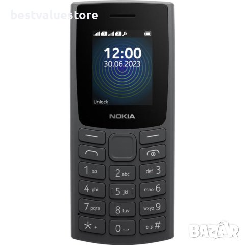Мобилен Телефон Gsm Nokia 110 2023 Ds Charcoal 1.80 ", Задна Камера 0.3 Mpx, снимка 2 - Nokia - 42860757