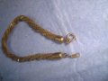 ПОЗЛАТЕНА ВИНТИДЖ АРТ ДЕКО СТИЛ ПЛЕТКА ГРИВНА 72981, снимка 4