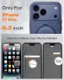 Нов кейс Айфон калъф iPhone 17 Pro магнитен 20N, въртяща стойка, защита камера смартфон, снимка 2