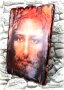 Исус Христос Торинската плащеница, картина декупаж 30/20 см , снимка 2