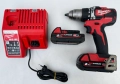 Milwaukee M18 CBLPD - Безчетков ударен винтоверт 2x18V 2.0Ah, снимка 3