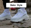 Дамски маратонки Balenciaga Triples бял цвят, снимка 2
