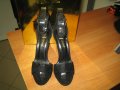 Дамски обувки/ сандали/ м.6328 черни велур, снимка 2