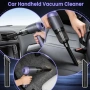 нова безжична Ръчна мини прахосмукачка и духалка 15000Pa за кола дом, снимка 4