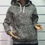 Нов дамски леопардов суичър с ушички , снимка 6