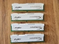 32GB (4x8GB) DDR4 Сървърна RAM ECC REG | 2133/2400MHz | CL 17 | SK Hynix (с бели HyperX охладители), снимка 1