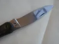 Нож стар майсторски КР български краче джобно ножче , снимка 2
