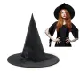 5215 Черна вещерска шапка Halloween парти аксесоар, снимка 1