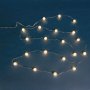 100 LED Коледни лампички с ефект на напукани топки, Топло бяло, снимка 2