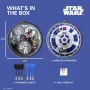 Нов детски Star Wars R2-D2 магнитен дартс комплект за деца 3+ с 6 стрелички за игра, снимка 6