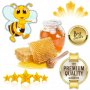 Предлагам първокачествен полифлорен пчелен мед прополис и восък произведени в екологично чист район , снимка 2