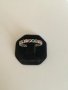 Сребърен пръстен - халка с цветни цирконий . Сребро проба 925 ., снимка 2