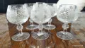 кристални чаши Ропотамо коняк, снимка 1