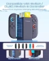 Нов док Nintendo Switch 2 / OLED зарядна станция за 6 контролера RGB за геймъри игри, снимка 2
