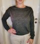 Широка къса релефна блуза Mango, снимка 1 - Блузи с дълъг ръкав и пуловери - 34465330