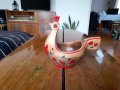 Стара дървена фигурка,декорация пиле, снимка 1