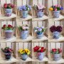 Подарък ваза с цветя за всеки повод, снимка 1 - Подаръци за жени - 42431635