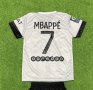 Детски Екип МБАПЕ БЯЛ комплект ПАРИЖ ПСЖ MBAPPE 7 New, снимка 4