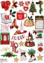 Скрапбук стикери декорация планер christmas Коледа зима самозалепващ лист А5 - различни видове, снимка 5
