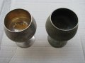 Посребрена чаша-ръчна изработка 2бр, снимка 1 - Антикварни и старинни предмети - 30098021