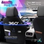 Луксозна тапицерия OTOM текстил с еко кожа CORE Design – Черна със сив шев, снимка 4