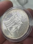 Сребърна монета „Херкулес“ от 50 франка от 1977 г, снимка 6